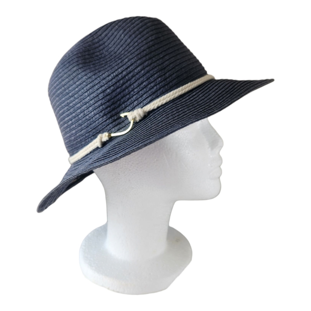 John Callanan Permanent Vacation Navy Blue Paper Hat Nautical Rope Hook Lake